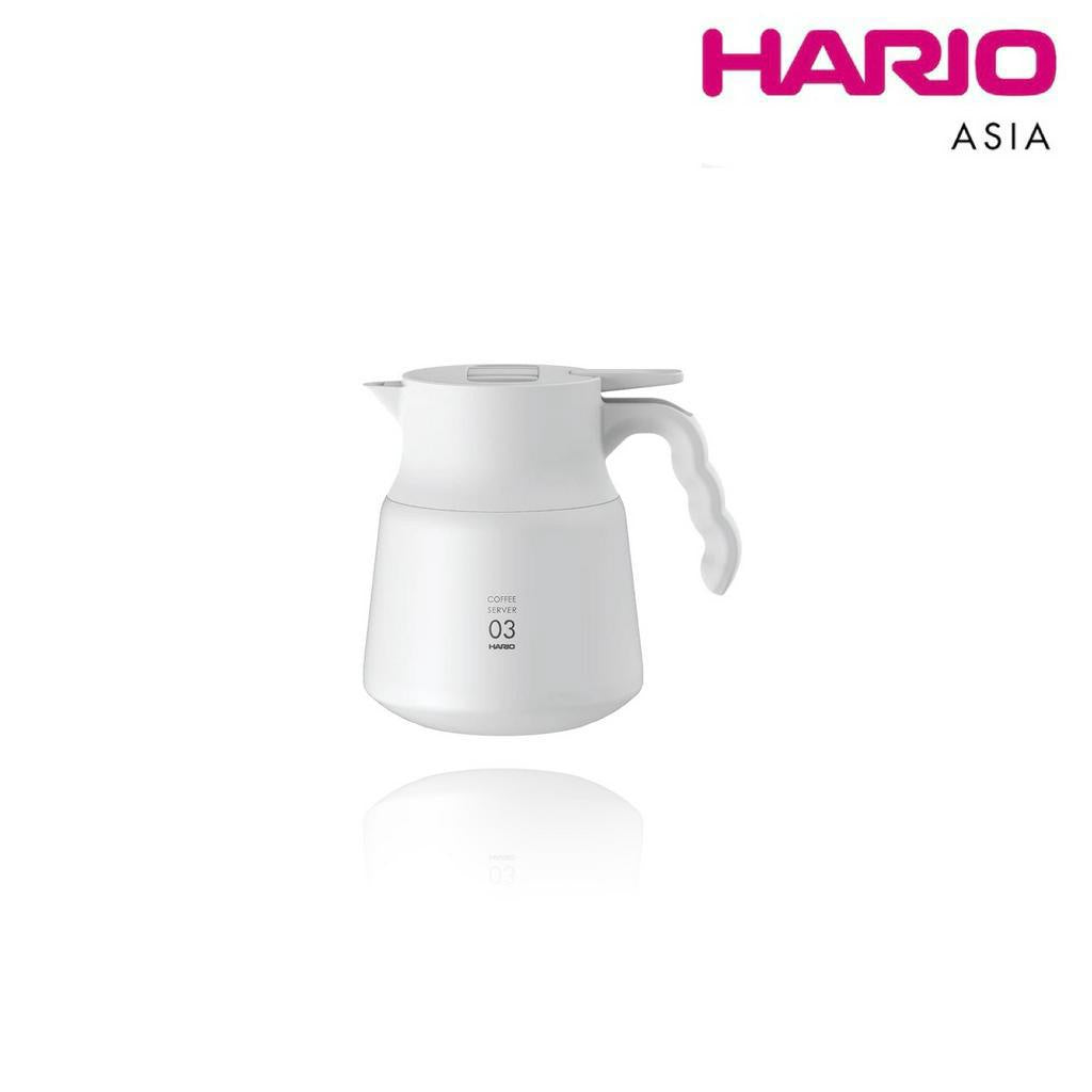 Hario V60 Insulated Stainless Steel Server White 600ml