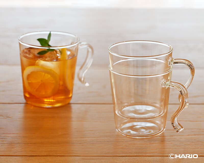 Hario Stackable Heatproof Glass Mug 2 Pieces