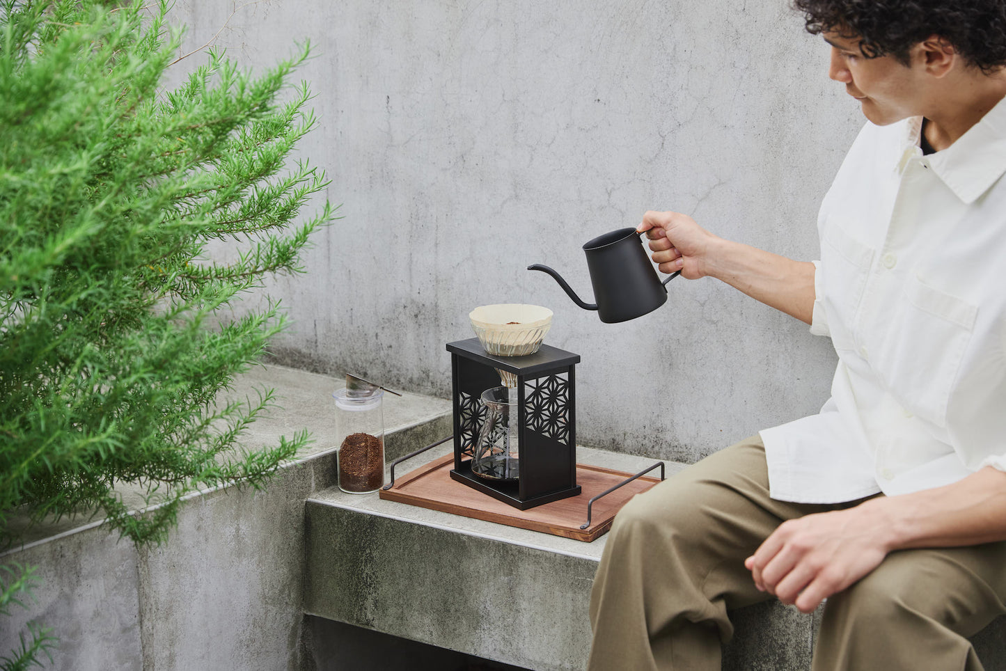 Hario Drip Stand Set Asanoha