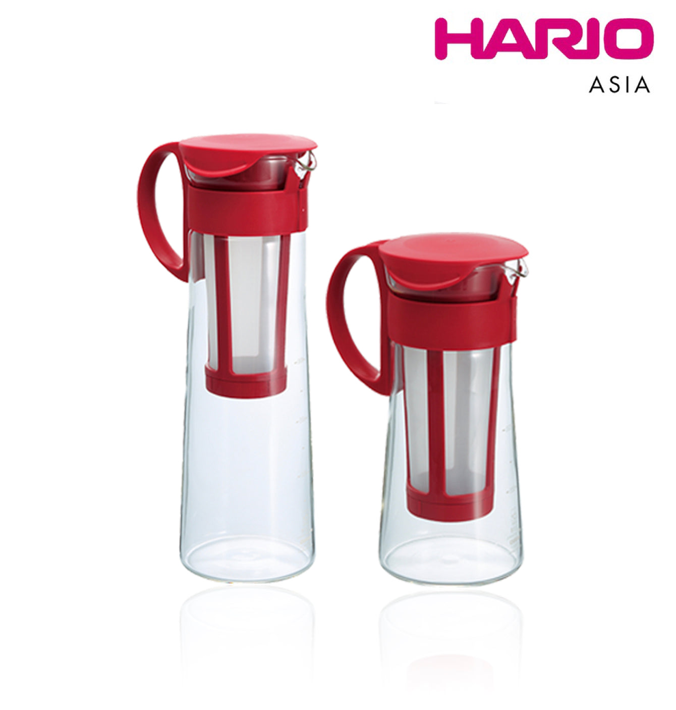Hario 1000 ml Mizudashi Cold Brew Coffee Pot, Red