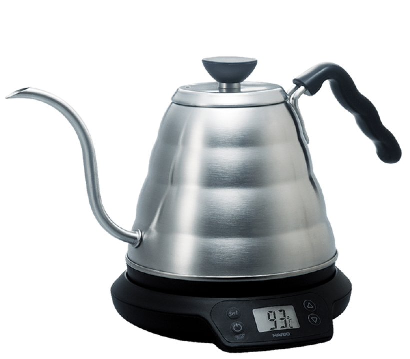HARIO Power Kettle with Temperature ControlBuono N EVT-80-HSV (SILVER ×  BLACK)【Japan Domestic Genuine Products】【Ships from Japan】
