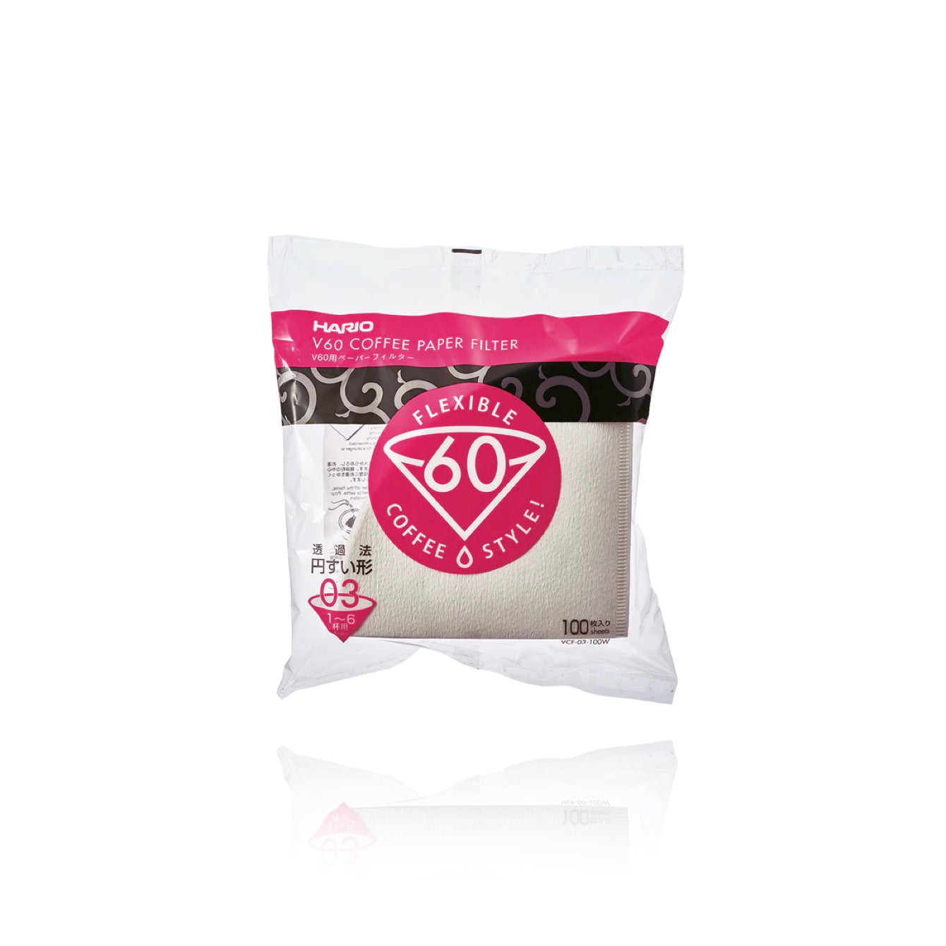 V60 Paper Filter for 03 Size Drippers (100 count)