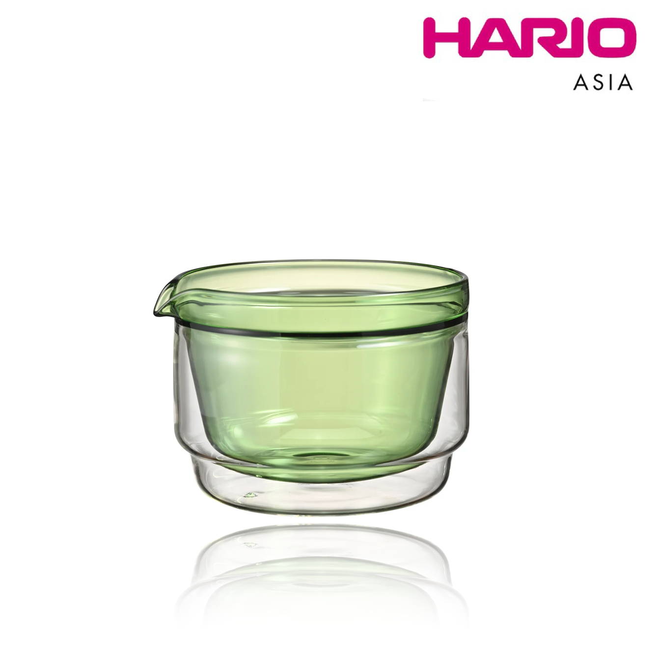 Double-walled Matcha Bowl 300ml Green