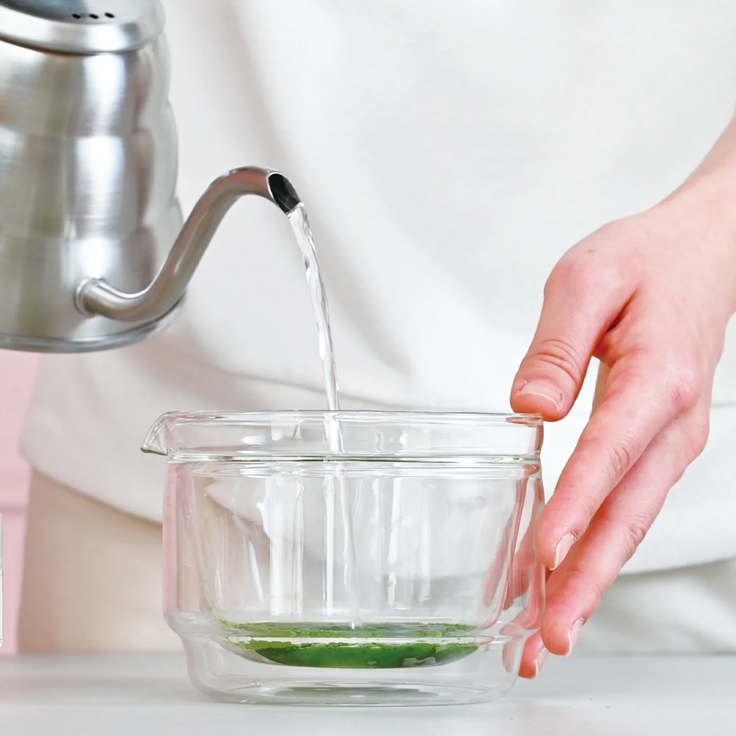 Double-walled Matcha Bowl 300ml Clear