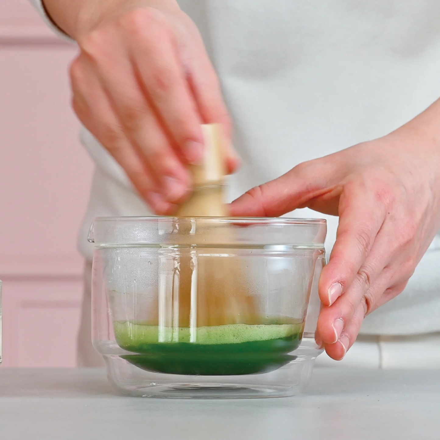 Double-walled Matcha Bowl 300ml Clear