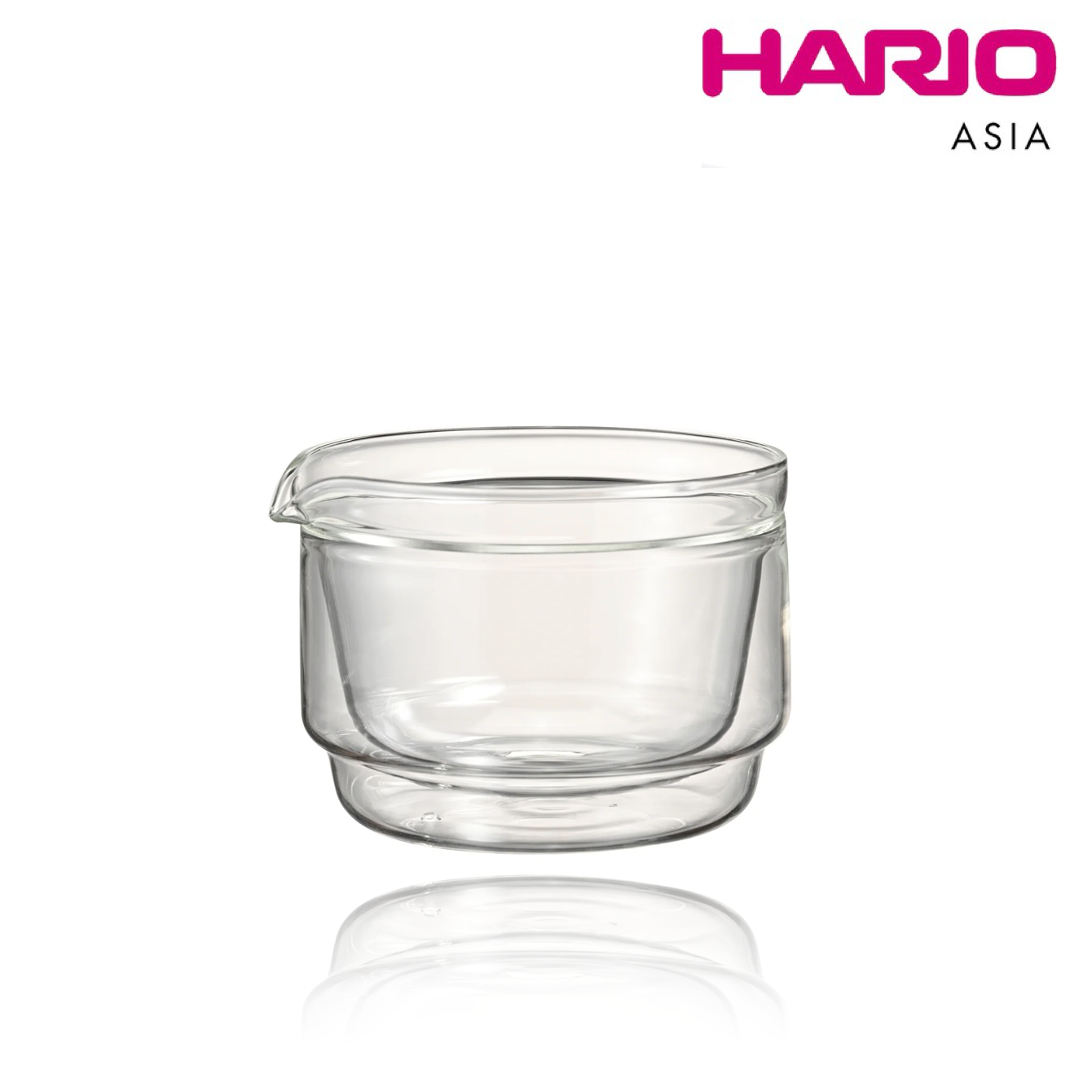Double-walled Matcha Bowl 300ml Clear