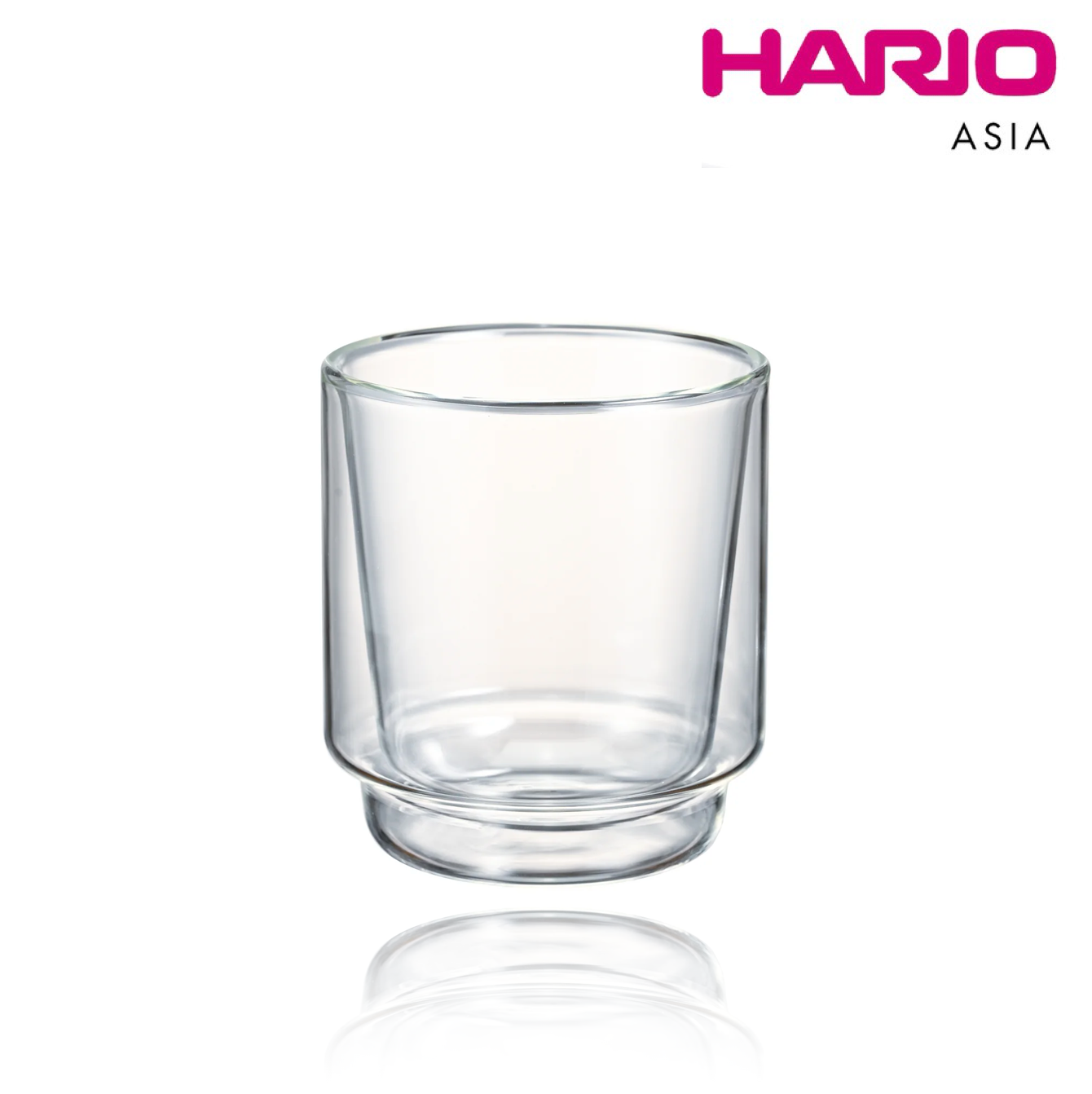 Double-walled Matcha Cup 370ml Clear