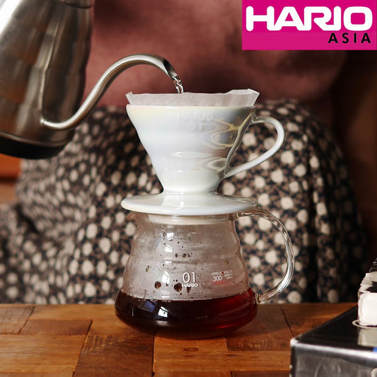 Hario V60 Coffee Dripper 01 White - Purion