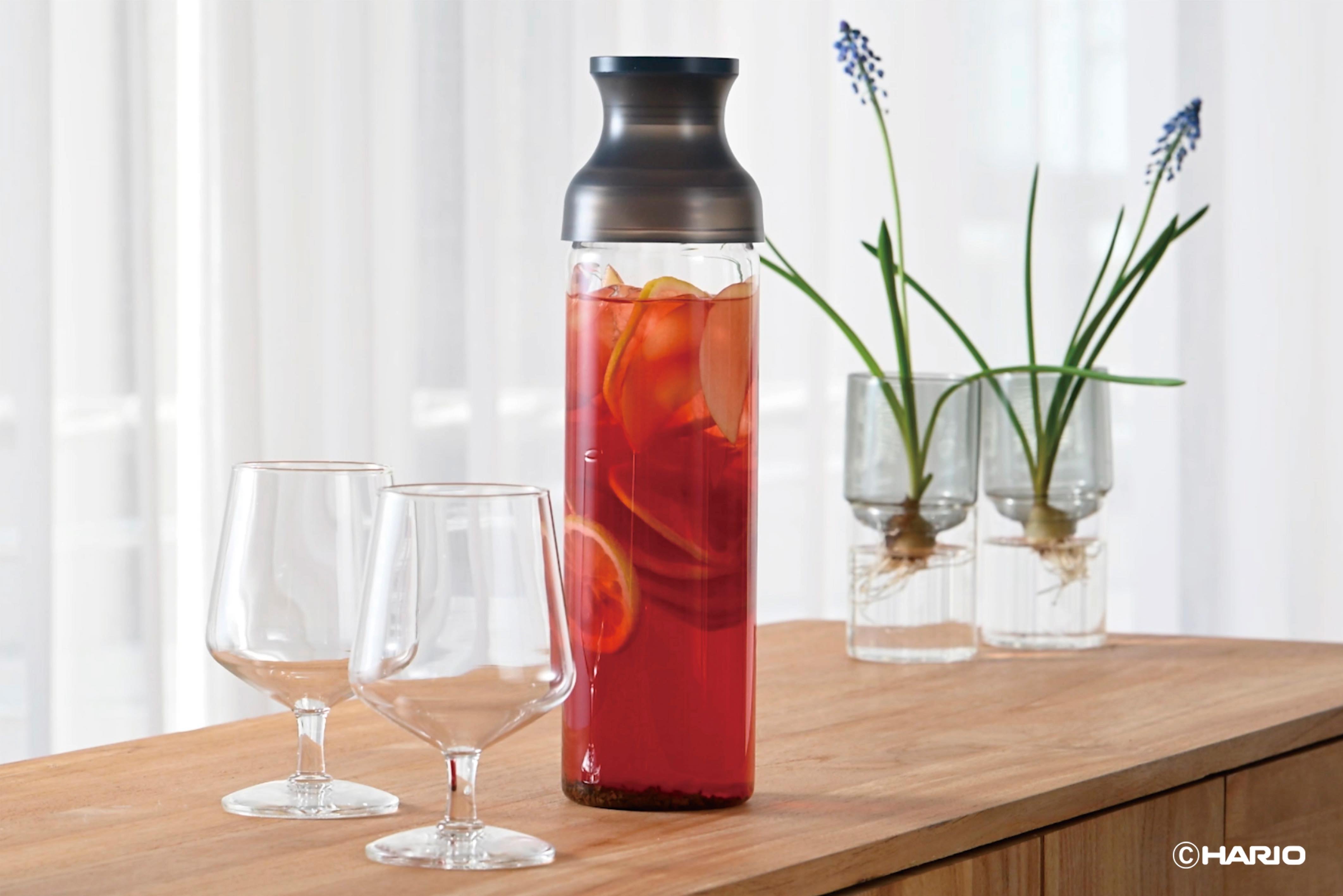 Japanese Glass Tea Infuser With Spout HARIO Filter-In Cold Brew Tea ...