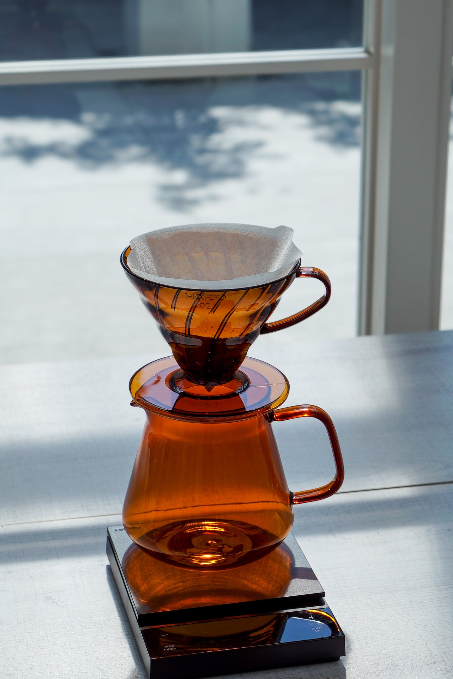 Hario Colors V60 Coffee Dripper - Amber