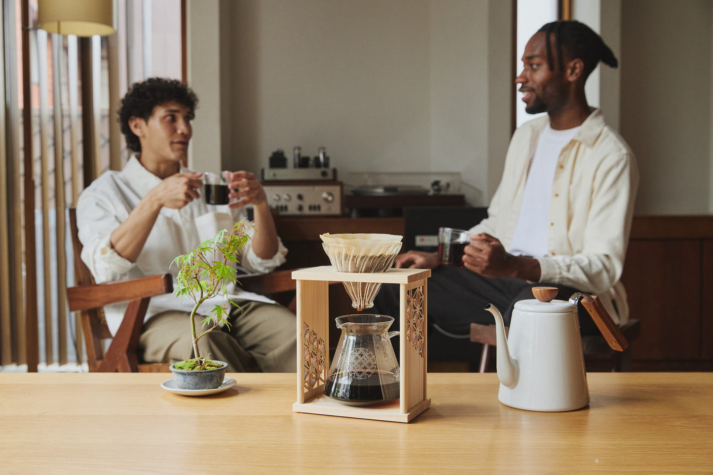 Hario Drip Stand Set Asanoha