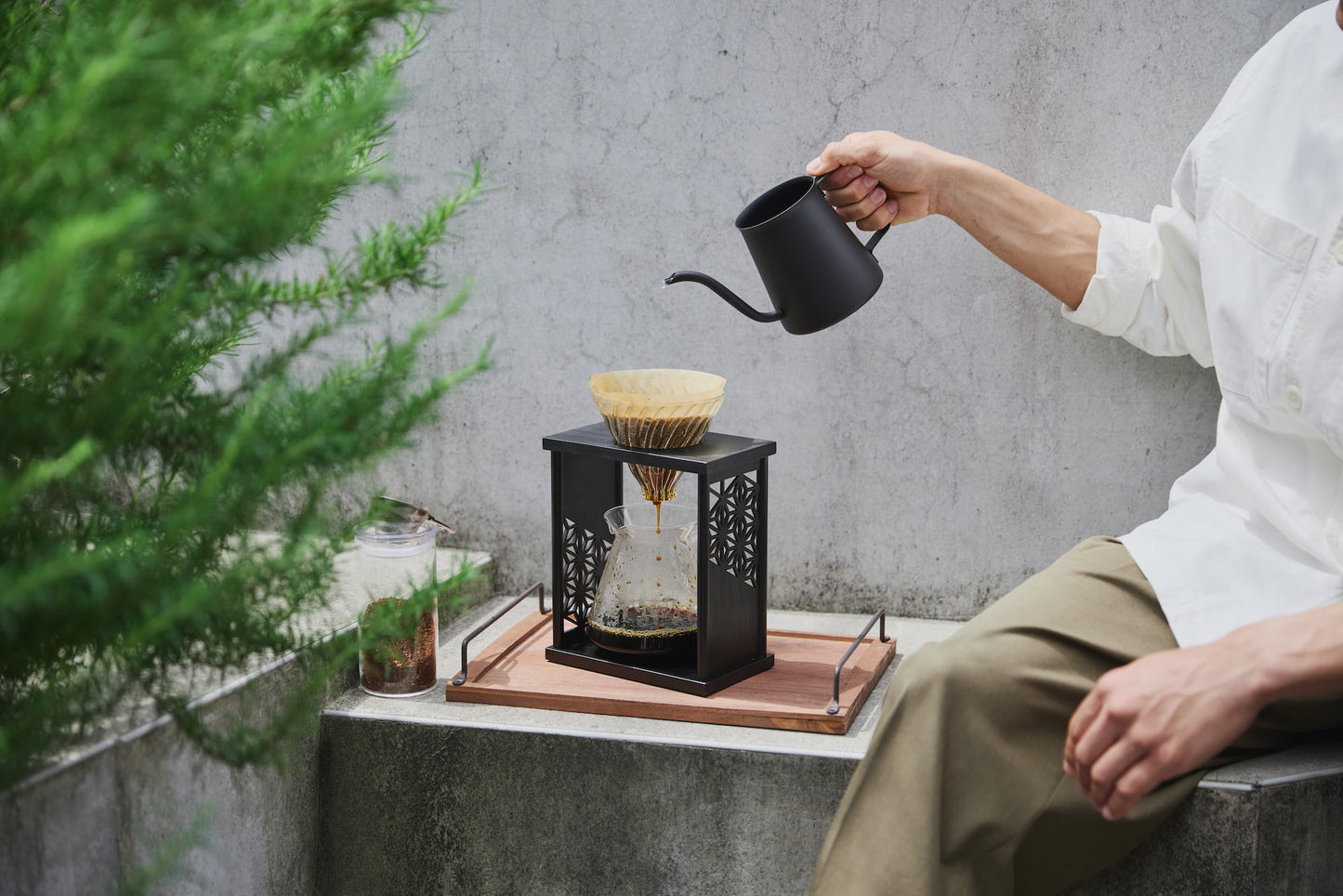 Hario Drip Stand Set Asanoha