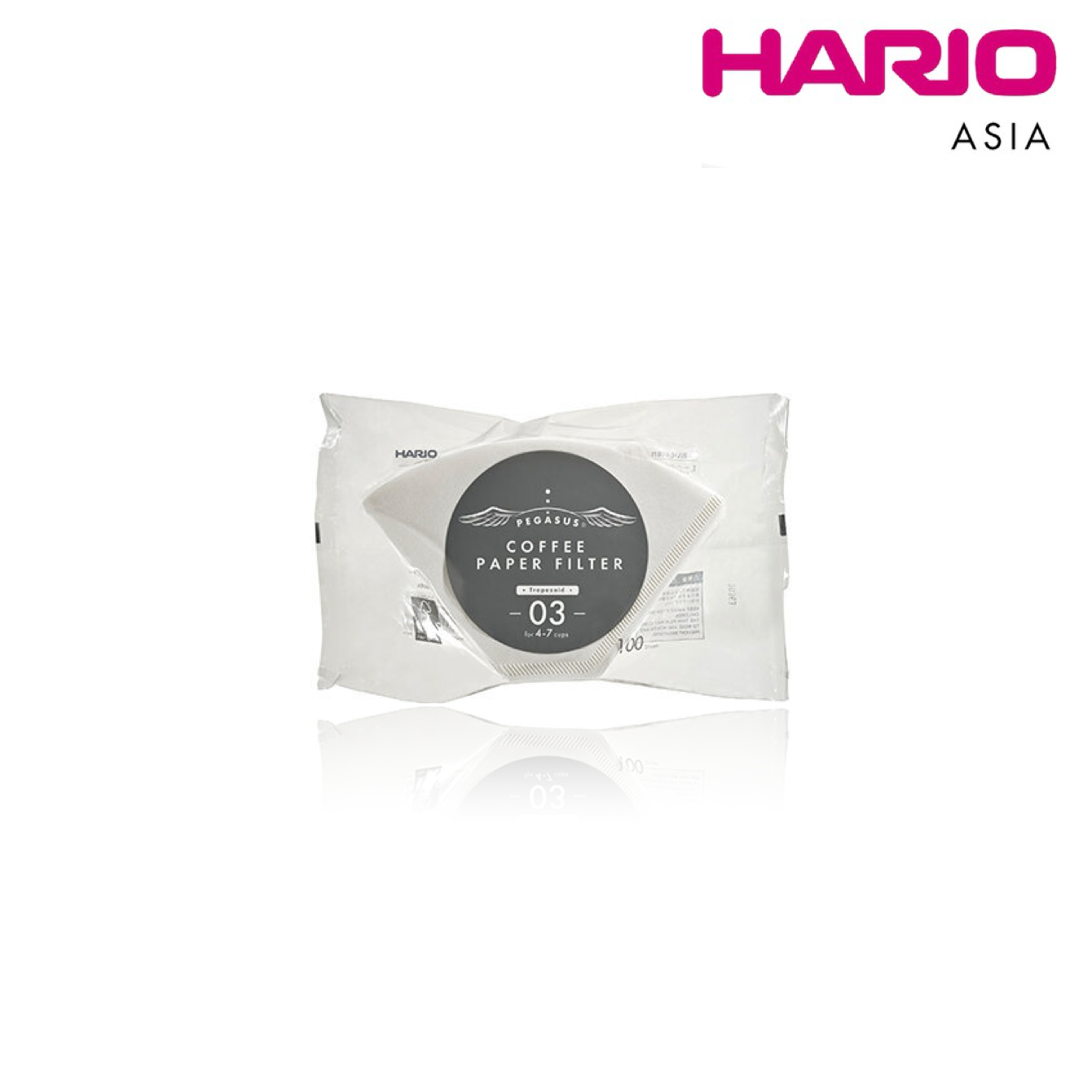 Hario Pegasus Coffee Paper Filter Size 03 (100 count)