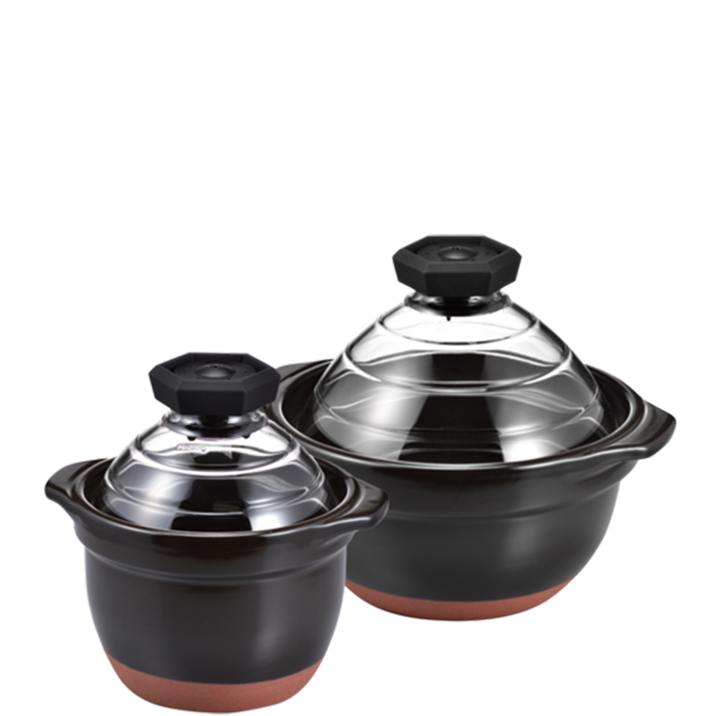 GOHANGAMA Glass-Lid Rice Cooker Ceramic Pot